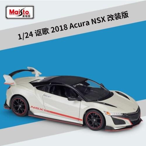 Maisto1:24 Modified 2018 Acura NSX Sports Car Simulation Alloy Car Model Toy Collection Gift