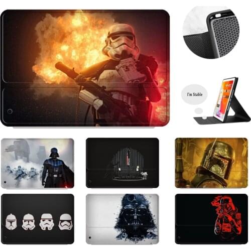 Soft Silicone Protective Case Cover for iPad 2018 2020 Pro Air Mini 10.2 inch 7th 8th 5 4 star war jedi case tablet