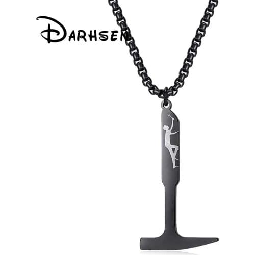 JHSL New of 2020 Sports Theme Men Pendants Necklaces Stainless Steel Fashion jewelry Boyfriend Birthday Gift
