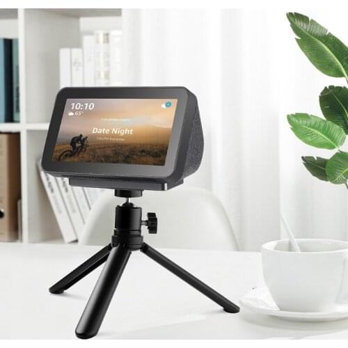 2021 New Phone Tripod Portable and Flexible Holder Bracket Cell Phone Stand for Echo Show 8 Kitchen Bedroom Video Recording