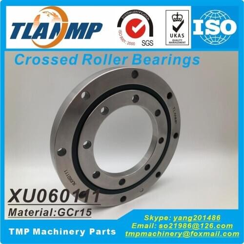 XU060111 TLANMP Crossed Roller Bearings (76.2x145.79x15.87mm) Machine Tool Bearing Brand High precision Robotic Bearings