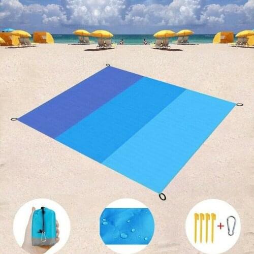 Picnic Blanket Outdoor Waterproof Rug Portable Camping Sandless Beach Sand Mat Large Area Rug for Outdoor