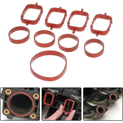 Full Set Gaskets Intake Inlet Manifold Gaskets For BMW Rover E87, E46, E90, E91, E92, E93 - M47 Auto Replacement Parts