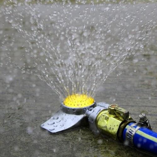 Garden Irrigation Supplies Metal Spot Sprinkler 360 Degree Square Circle Pattern Sprinkler For Yard Lawn Aspersores Riego Jardin