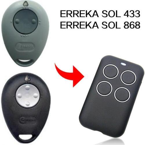 ERREKA SOL 433 868 remote control gate remote control ERREKA SOL garage door remote control 433MHz