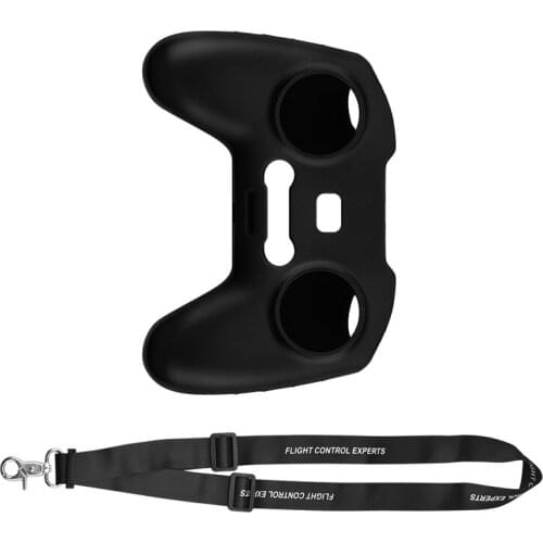 Silicone Case Cover Neck Strap for DJI FPV Combo Remote Controller Protector Anti-Slip Grip Skin Lanyard