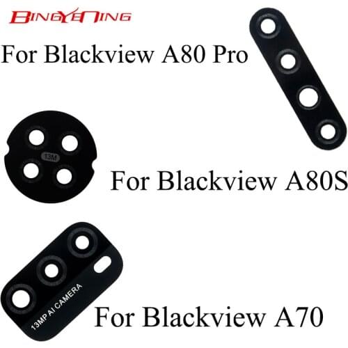 Rear Camera Glass Lens Battery Cover Glass Repair Replacement Accessories Part For Blackview A70 A80 Pro A80S Cellphone