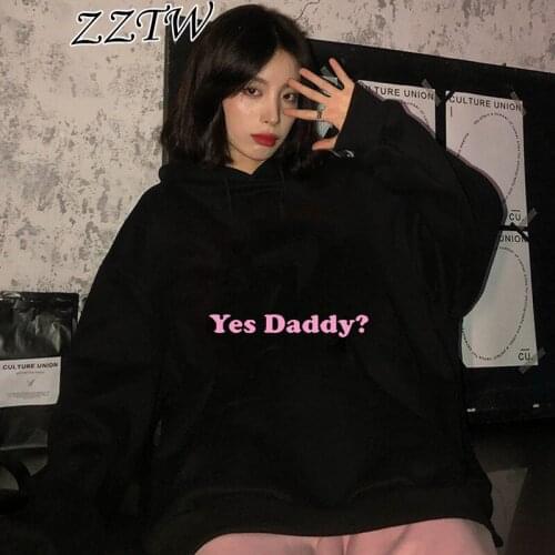 Hoodie Yes Daddy Women Satan Is My Sugar Daddy Women Hoodie Casual 90s Hoodie Fashion Top Hoodie Aesthetic clothes