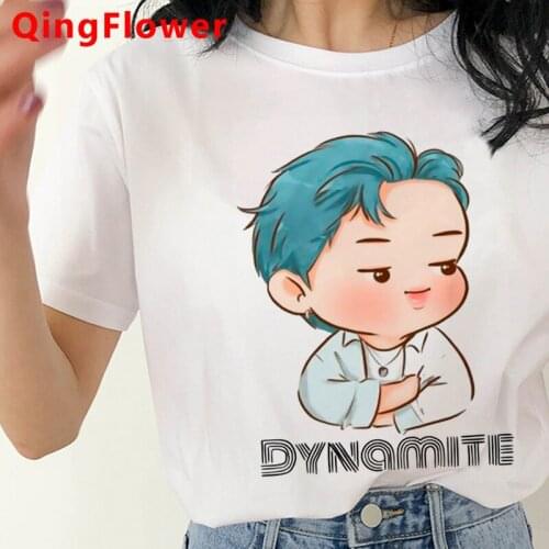 Dynamite Kpop Bangtan Boy Be Life Goes on Dynamite tshirt female ulzzang vintage harajuku kawaii top tees white t shirt