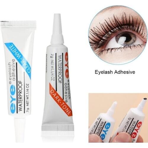 1pcs Eyelash Glue Adhesive Two Color Waterproof Professional Black Clear Eyelash Adhesive Eye Makeup Tool Cosmetic Tools TSLM1