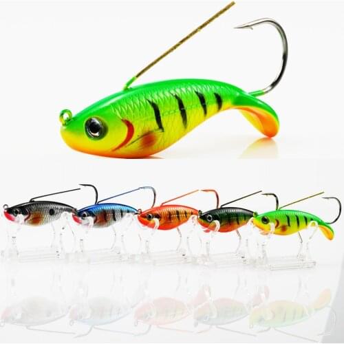 1 Pcs VIB Fishing Lure 8.5cm/21.5g Anti Grass Fishing Wobbler Isca Artificial Bait Hard Lures Laser Body Lifelike Fish Tackle