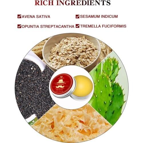 1oz Mens Beard Moustache Balm Taming Grooming Hydrating Conditioner Cream