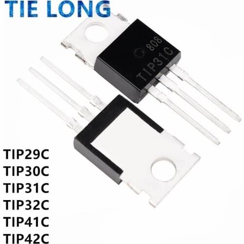 10PCS TIP31C TIP32C TIP41C TIP42C Transistor TO-220 TO220 TIP31 TIP32 TIP41 TIP42 TIP29C TIP30C TIP29 TIP30