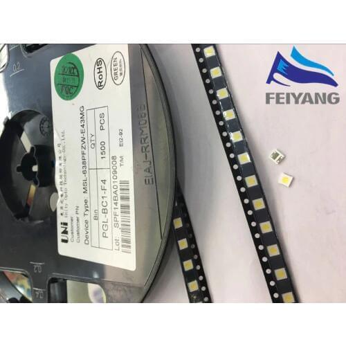 100PCS UNI LED Backlight High Power LED 1W 3537 3535 90LM 3v Cool white LCD Backlight for TV TV Application