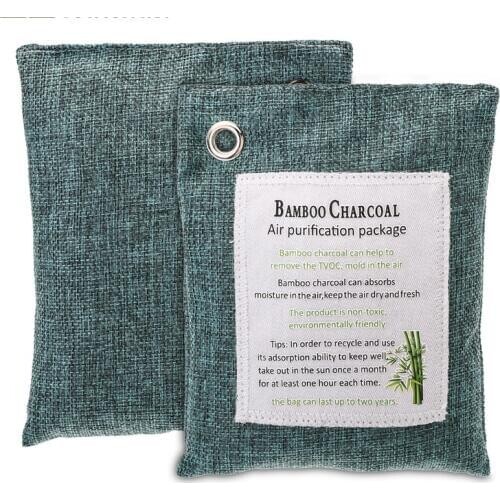 4 Pack Activated Carbon Car Air Freshener Natural Air Purification Bag Bamboo Charcoal Activated Air Freshener Car Accessories