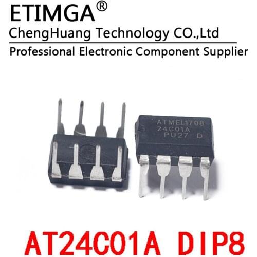 5PCS/LOT 24C01 AT24C01 AT24C01A AT24C01AN AT24C01B-PU DIP8 DIP-8