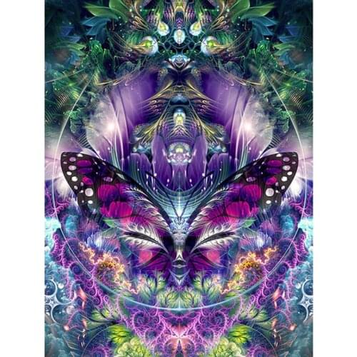 Diy Diamond Painting flower Butterfly Full Drill Square Diamond Mosaic 5d Diamond Embroidery Picture Of Rhinestone Holiday gift