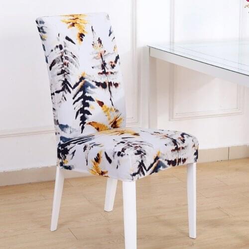 Slipcover Removable Anti-dirty Seat Chair Cover Spandex Kitchen Cover for Banquet Wedding Dinner Restaurant Housse De Chaise