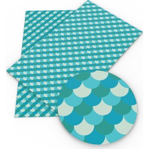 David accessories 20*33cm Scales Patterns Faux Synthetic Leather Fabric DIY Bow Crafts Supplies Leather Fabric Sheets,1Yc7832
