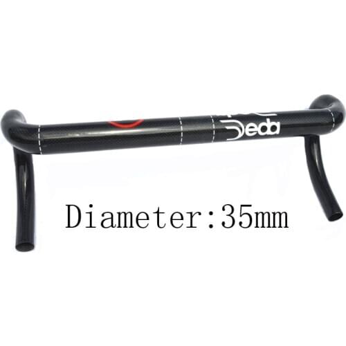 DEDA Full Carbon 35mm Handlebar Element Bike Bent Bar Road Bike bar Bicycle Parts Width 400 420 440mm Matte or Glossy