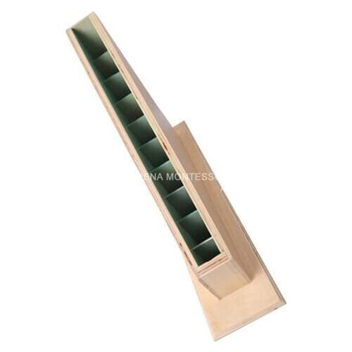 Wholesale professional montessori material wooden educational toy mathematics Stand For Numerical Rods C020