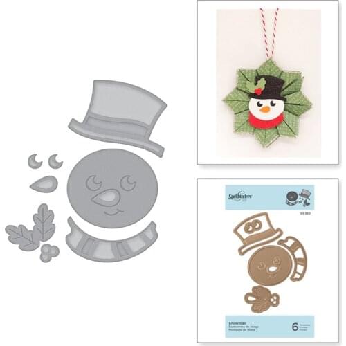 JMCRAFT Snowmans Head Hat Scarf Metal Cutting Dies DIY Scrapbook Handmade Paper Craft Metal Steel Template Dies