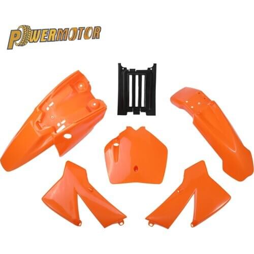 3 color Plastic Body Fender Kit For SX 50CC 50 50SX 50 Mini Adventure Junior Adventur 2003-2008 Dirt Bike Pit Bike