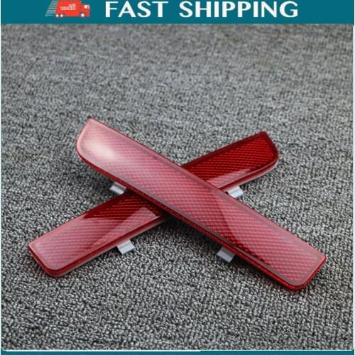 LR006349 LR006348 Pair Left+Right Rear Bumper Red Reflector For Land Rover LR2 2008- Range Rover 2003-2012
