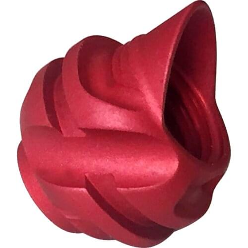 Aluminium Alloy 45 Degree Archery Bow Hooded Peep Sight Hunting Shooting Accessories for Compound Bow Black Blue Red