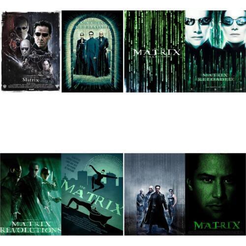 Matrix Posters Clear Image Glossy Paper Prints Wall Stickers Home Decoration free shipping wholesale