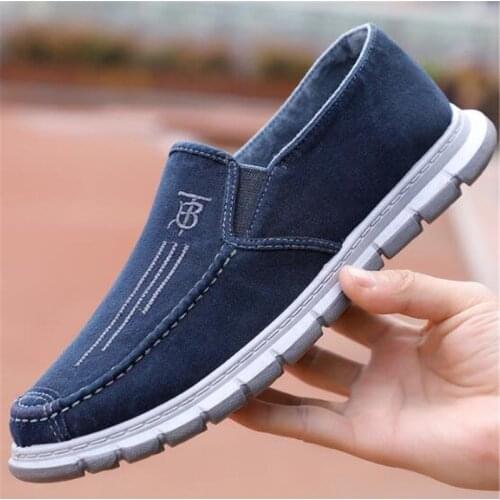 New Mens Sneakers Shoes Fashion Cloth Cover Shallow Mouth Thick Bottom Non-slip Lightweight Comfortable Casual Mens Shoes
