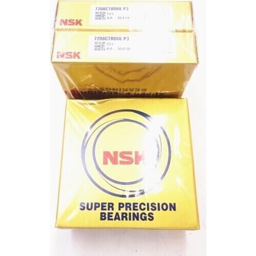 NSK Brand 1 Pair 7005 B7005CE 2RZ HQ1 P4 DB DT DF 25x47x12 7005C Sealed Angular Contact Bearings Speed Spindle Bearings
