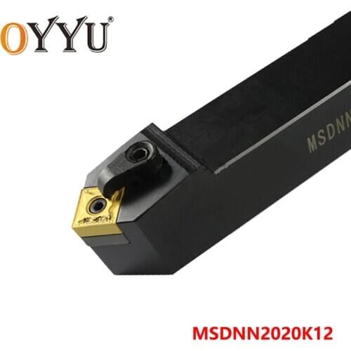 OYYU MSDNN2020 MSDNN2020K12 Turning Tool Holder MSDNN 2020 Lathe Cutter Shank use SNMG12 Carbide Inserts CNC Cuttng Tools