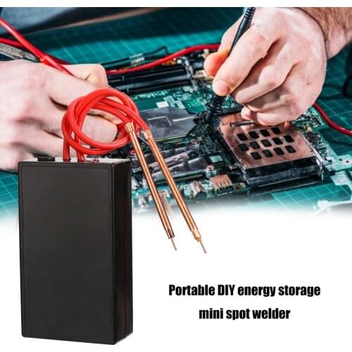 Portable 6 Gears Spot Welder DIY Mini Spot Welding Machine Welding Tool Kit Spot Welding Machine for Battery Spot Welding Machin