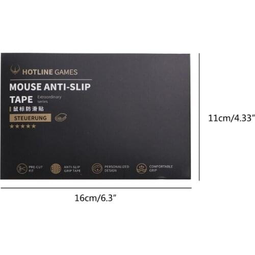 YYDS Hotline Games Gray Mouse Grip Tape Side Sticker for logitech G Pro Wireless Mouse Anti-Slip Tape Pre Cut Easy Apply