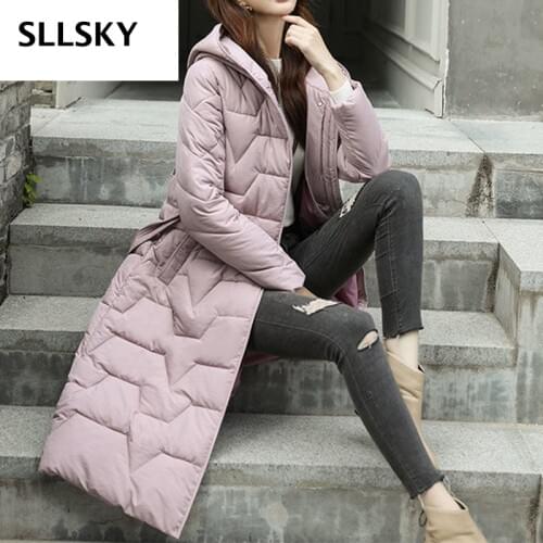 SLLSKY Women's Winter Down Jackets