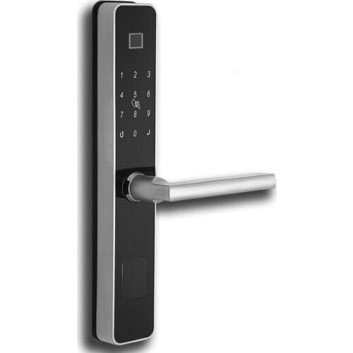 TT Lock Bluetooth Fingerprint Smart Lock Password Electronic Door Handle Lock With Digital Keypad RFID Key Intelligent Lock