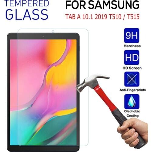 For Samsung Galaxy Tab A 10.1 2019 T510 T515 Tempered Glass Tablet Screen Protector for Samsung Tab A 10.1 2019 Film Clean Cover