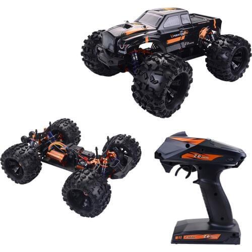 ZD Racing MT8 Pirates3 1/8 2.4G 4WD 90km/h Brushless Motor RC Car Monster Off-road Truck - Black
