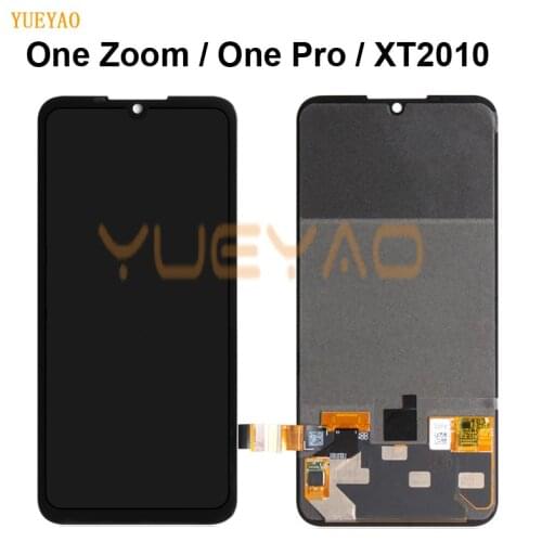 Original For Motorola Moto One Zoom LCD Display Touch Screen Digiziter Assembly 6.39"for Moto One Pro LCD One Pro XT2010 LCD