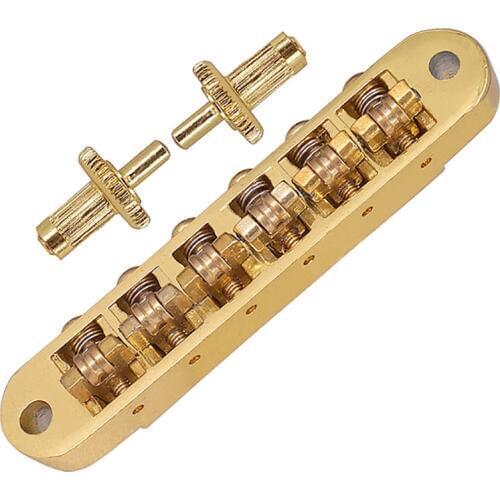 Gold Tune-O-Matic Electric Roller Saddle Bridge Lp Electric Guitar Bridge From Korea