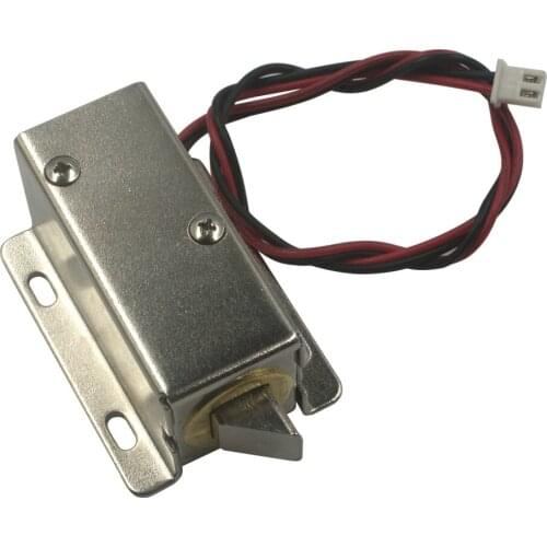 24V Cabinet Door Electric Lock Tongue Left Assembly Solenoid