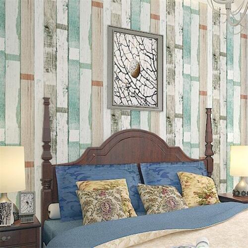 Beibehang 3d wallpaper for walls Nostalgic Wood For Grain American Style Non-woven wallpaper for Living Room Tv wall paper