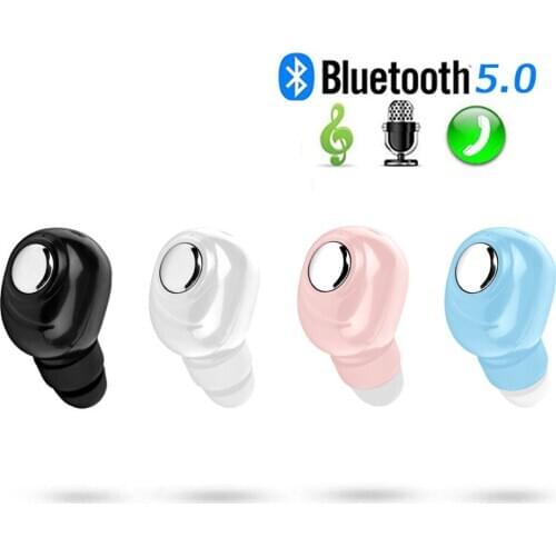Bluetooth Earphone With Mic Handsfree Wireless Earphone Headphone Sport Waterproof Wireless Headphones Bluetooth 5.0
