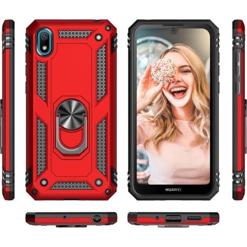 For Huawei Y5 Y6 Y7 Y9 2019 Case Car bracket Huawei Y5 Y7 2018 Phone Case For Huawei Y5 Prime Y7 Prime Y7 Pro 2018 Cover