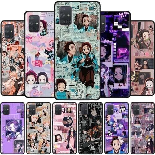 Demon Slayer Anime Soft TPU Case For Samsung Galaxy A51 A50 A71 A21s A31 A41 A10 A70 A30 A20e A40 A12 A02s Cover Coque Fundas