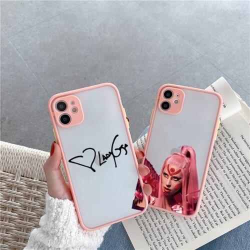 Lady Gaga singer Chromatica Phone Case matte transparent For iphone 7 8 11 12 plus mini x xs xr pro max cover