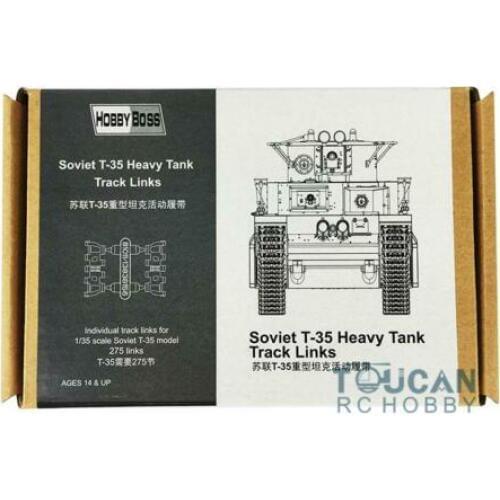 Hobby Boss 81011 1/35 Soviet T-35 Heavy Tank Track Links Armored Car Part Model TH06368-SMT2