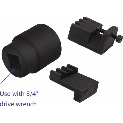 Flywheel Locking Tool with 36mm 3/4 Inch Wench for 6.6L Duramax Engine Work with Duramax 2500 3500 Pickups 4500 5500 Trucks