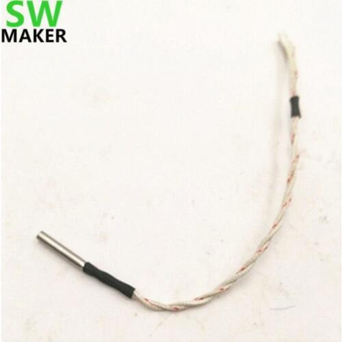 SWMAKER Reprap 3D printer Type K Thermocouple Cartridge for 3x15mm diameter metal tip temperature snesor